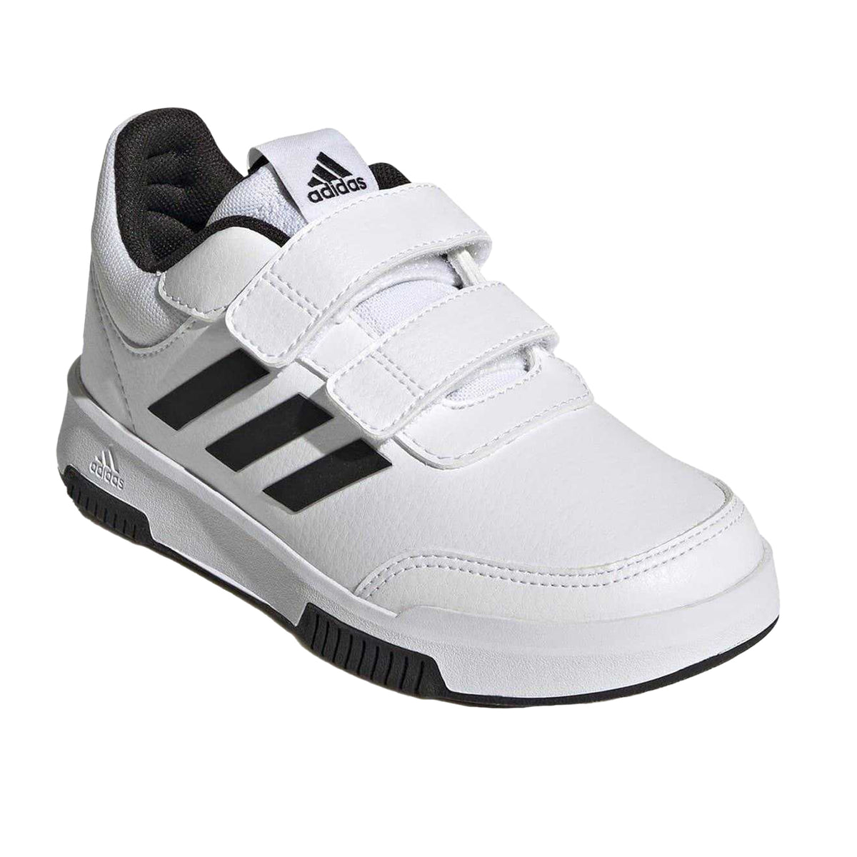 White - Close up - Adidas Boys Tensaur Hook and Loop Trainers