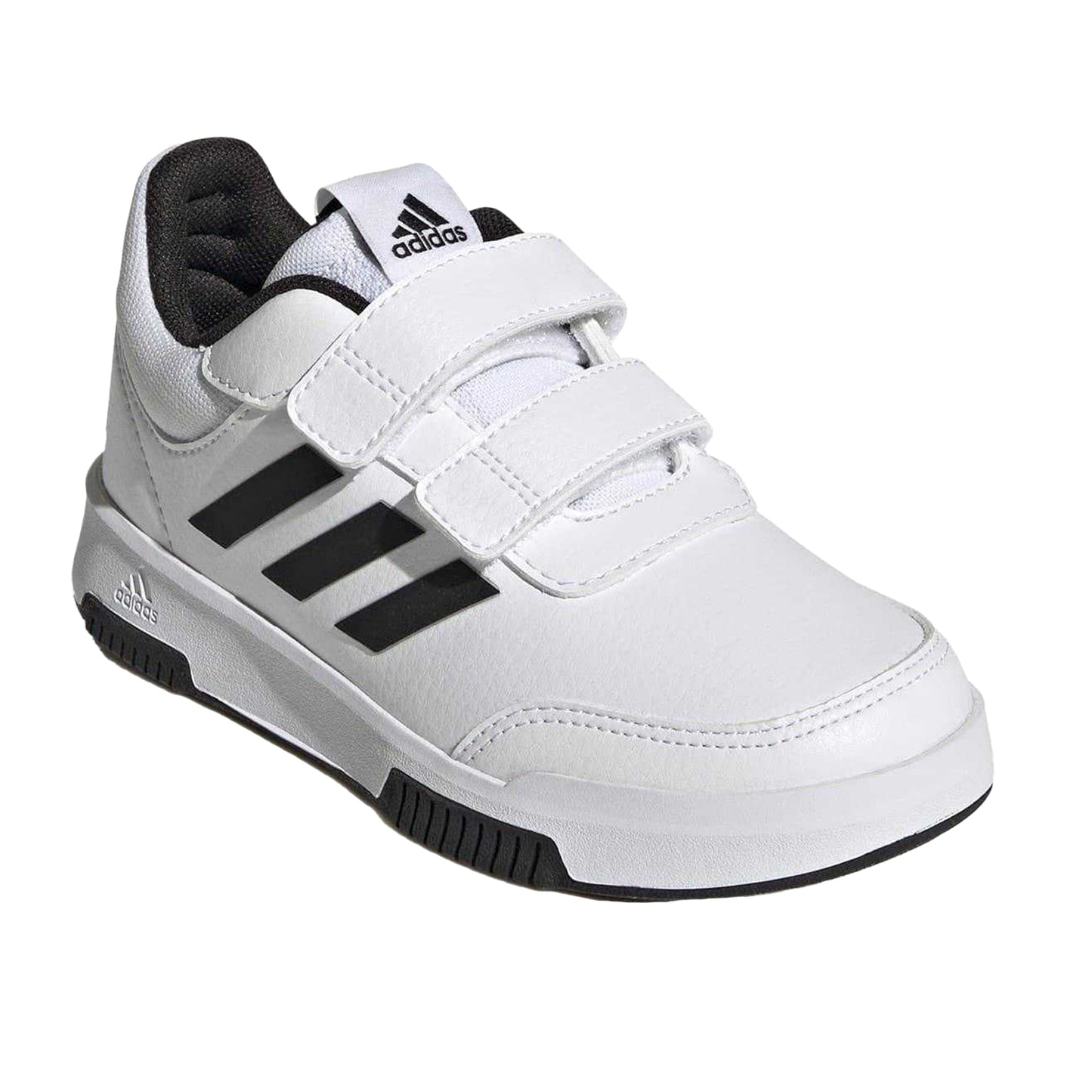White - Close up - Adidas Boys Tensaur Hook and Loop Trainers