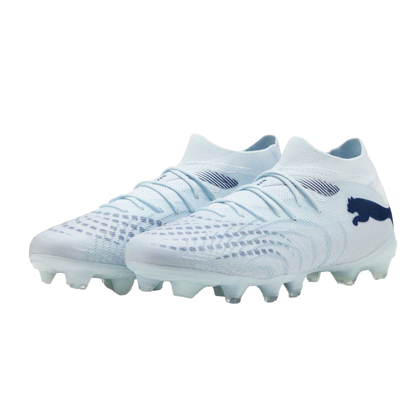 Ice Blue - Pack Shot - Puma Womens-Ladies Future 9 Match Firm Ground Football Boots