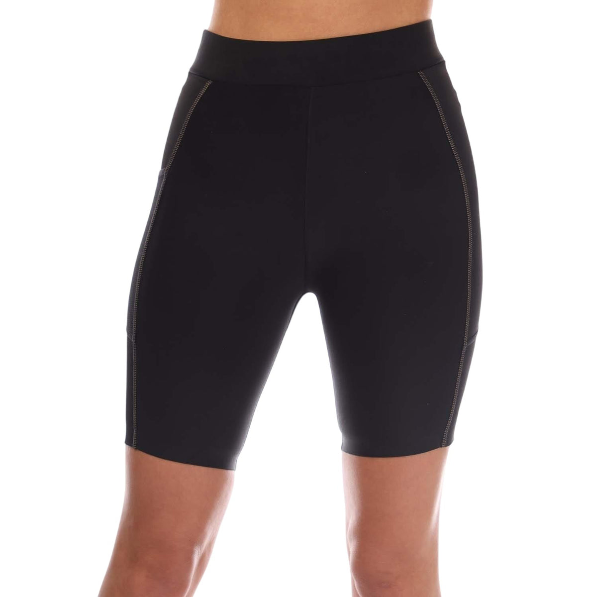 Black - Side - Skins Womens-Ladies Series-5 Skinny Cycling Shorts
