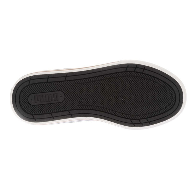 Black-White - Lifestyle - Puma Childrens-Kids Classic Vulc Court Trainers