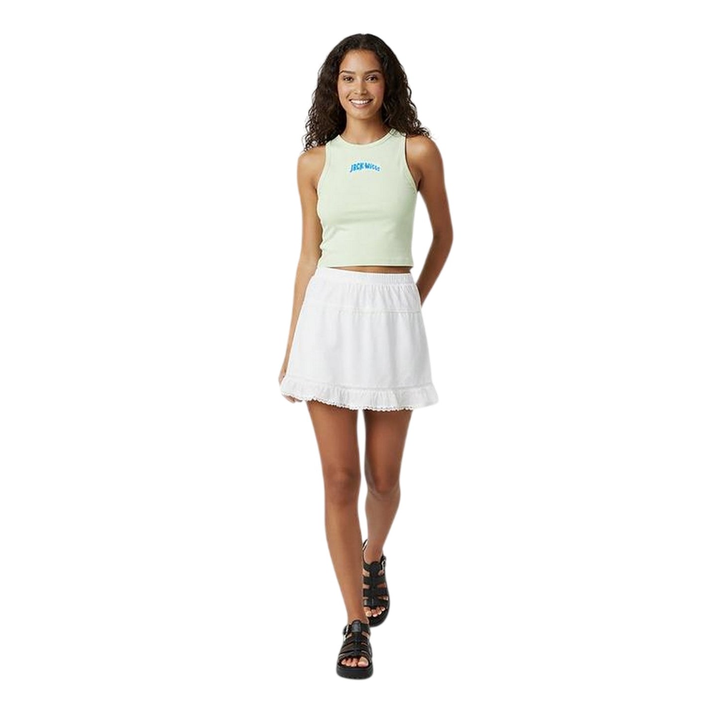Seaglass - Lifestyle - Jack Wills Womens-Ladies Cropped Tank Top