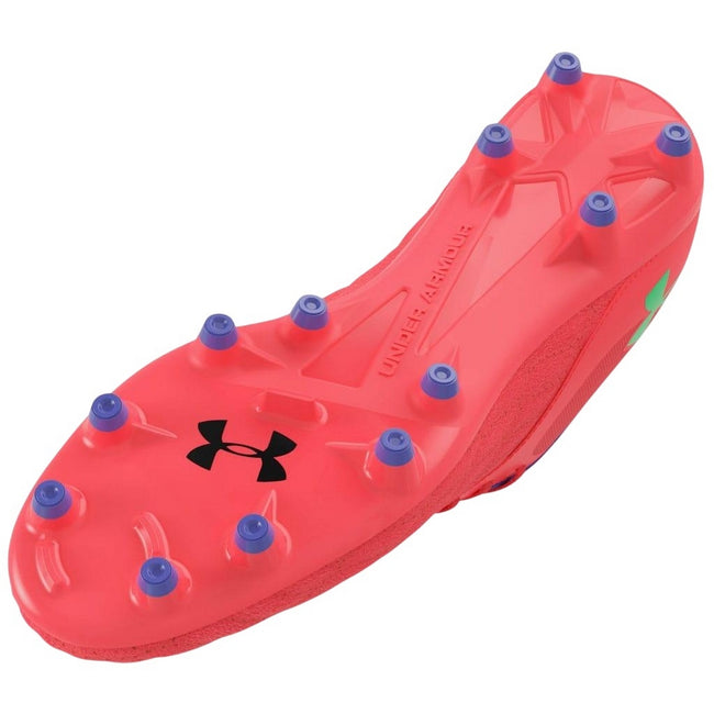 Red - Side - Under Armour Childrens-Kids Magnetico Select 3.0 GF Football Boots