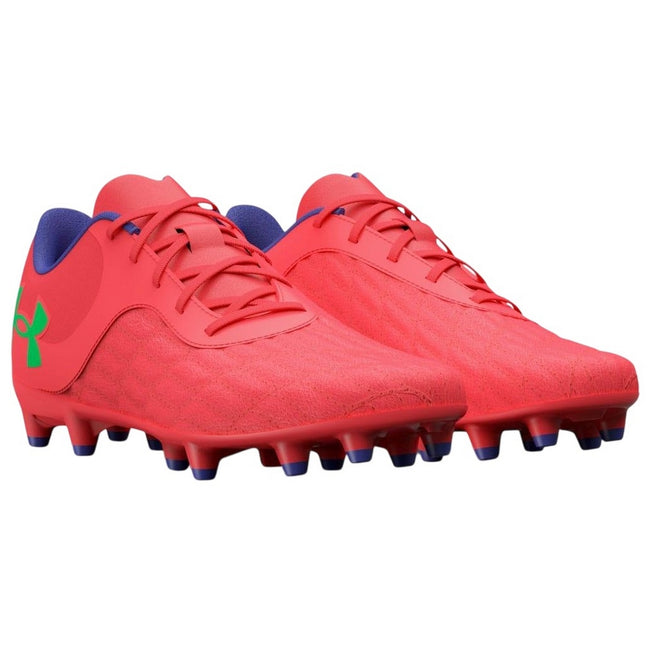 Red - Front - Under Armour Childrens-Kids Magnetico Select 3.0 GF Football Boots
