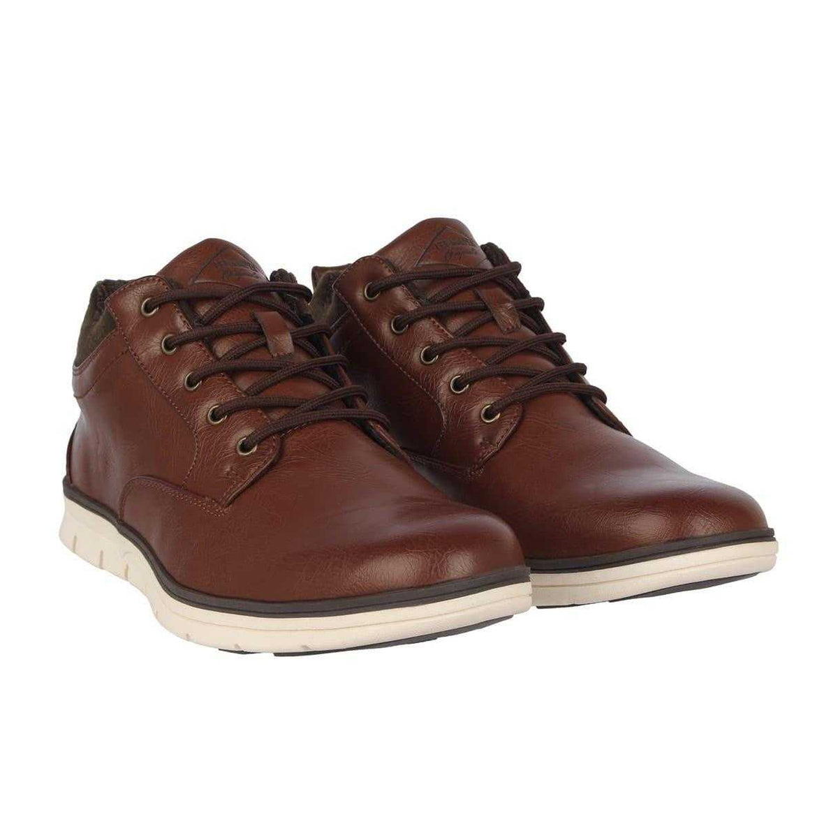 Brown - Pack Shot - Lee Cooper Mens Bury Chukka Boots