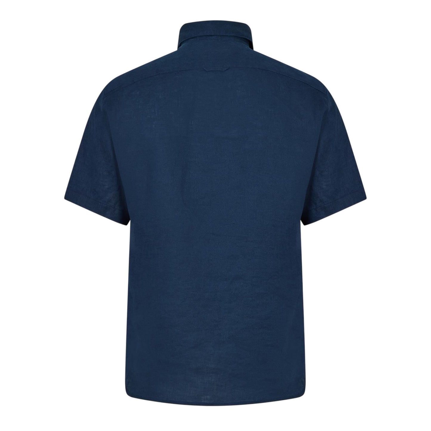Dark Sapphire - Back - Timberland Mens Mill Brook Linen Collared Button-Down Shirt