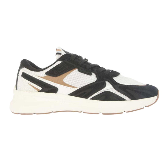 Charcoal - Front - Boss Mens Owen Nylon Running Trainers