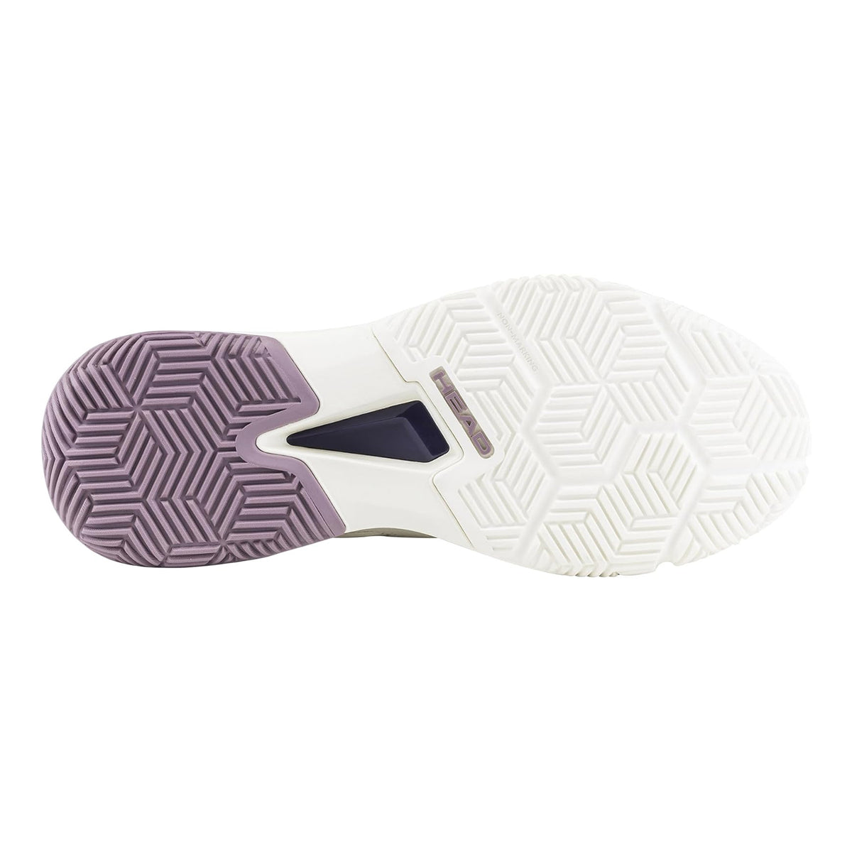 Chalk-White-Purple - Side - Head Womens-Ladies Motion Team 1.5 Padel Shoes