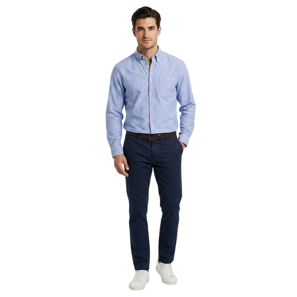Blue - Lifestyle - Boss Mens Oxford Regular Button-Down Shirt