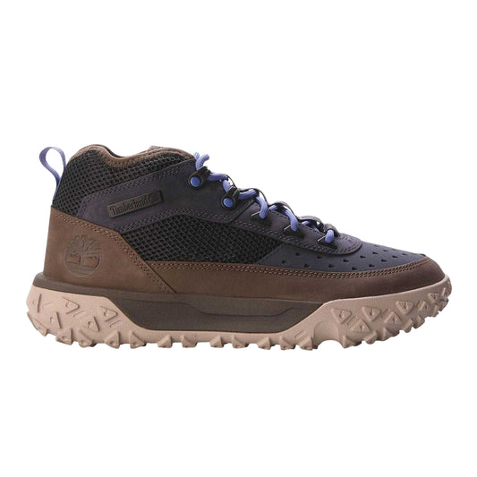 Blue - Front - Timberland Mens Motion 6 Leather GreenStride Hiking Boots