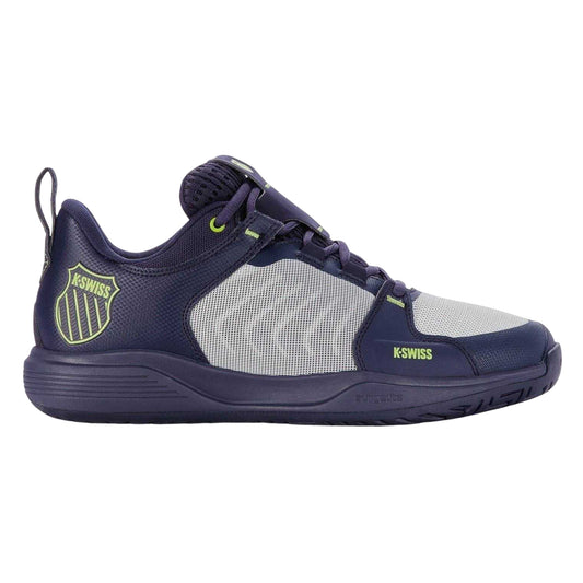 Pea Green-Lime - Front - K-Swiss Mens Ultrashot Team Chevron Tennis Shoes