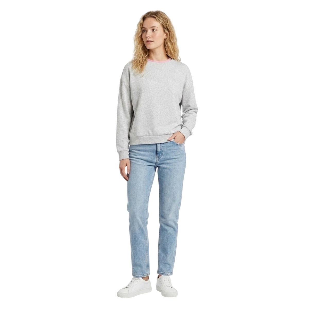 Light Grey - Lifestyle - CCDK Copenhagen Womens-Ladies Asta Sweatshirt