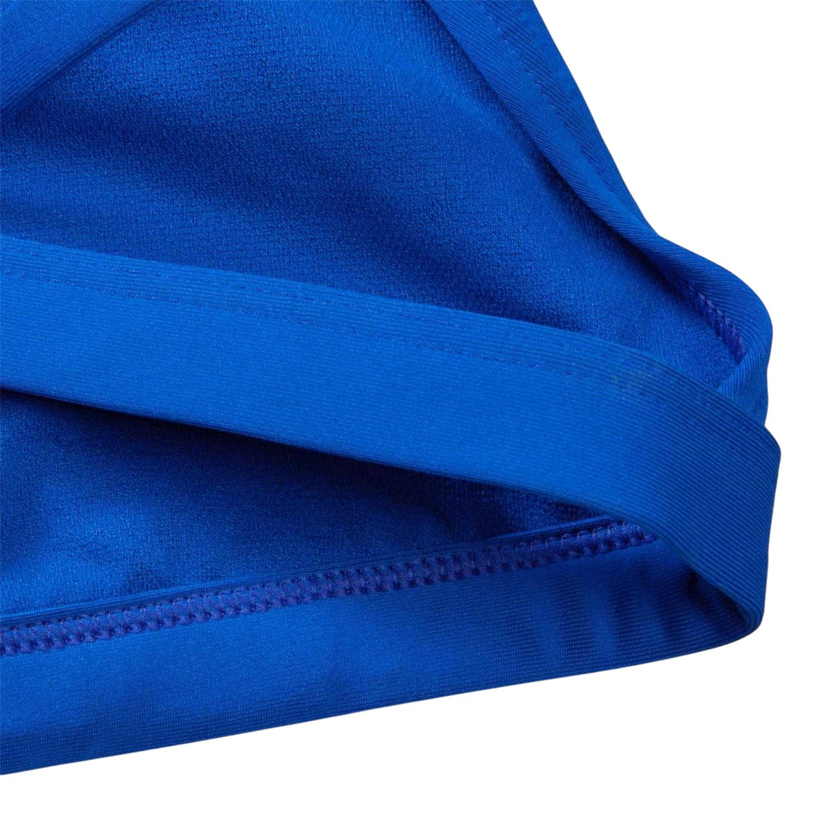 Blue - Side - Speedo Womens-Ladies Scoop Neck Bikini Top