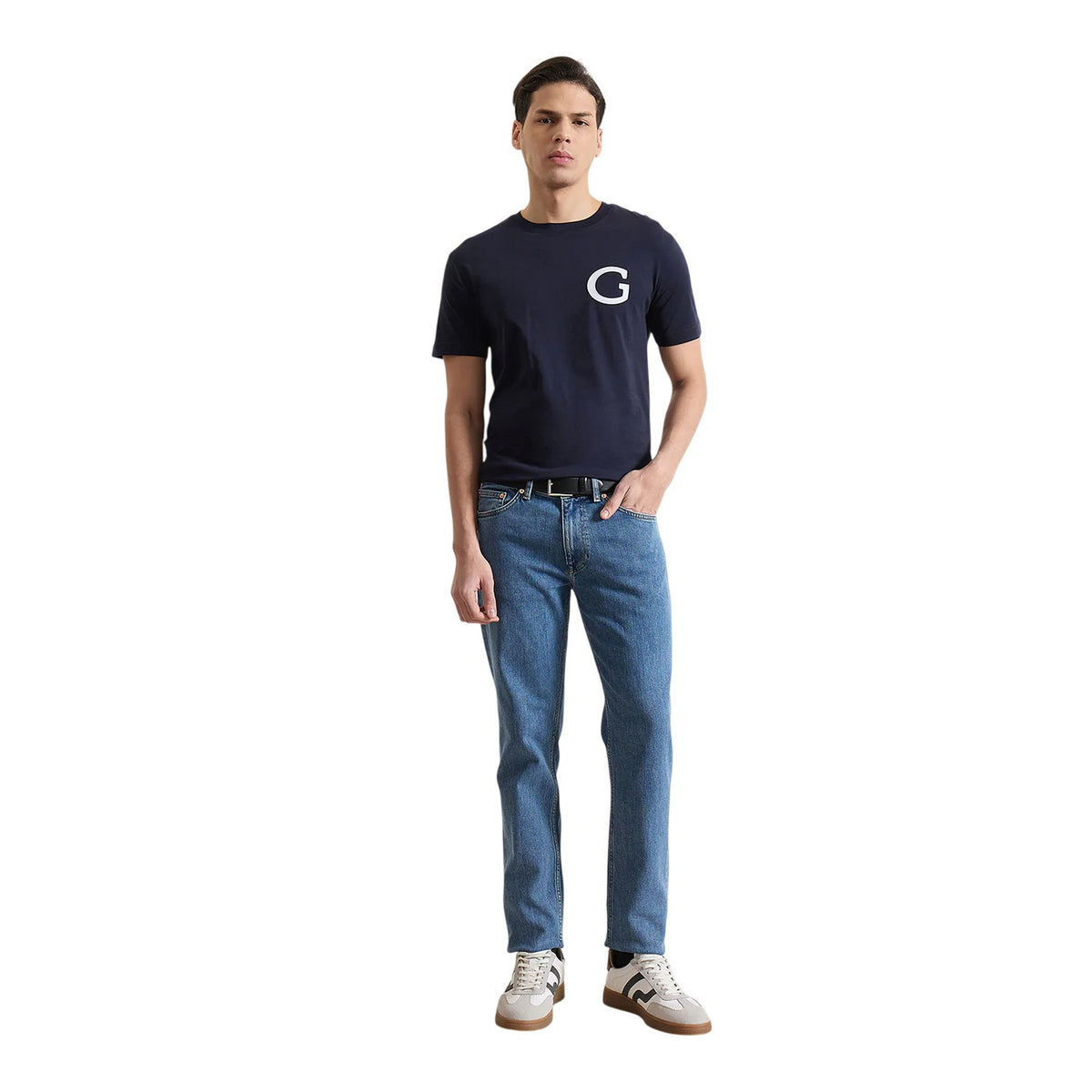 Evening Blue - Lifestyle - Gant Mens Graphic Print T-Shirt