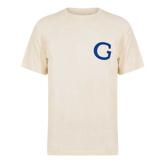 Cream - Front - Gant Mens Graphic Print T-Shirt