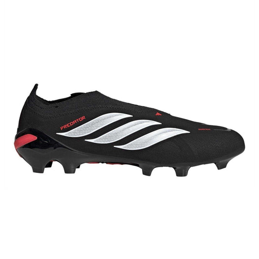 Black-Red - Front - Adidas Mens Predator League Firm Ground Football Boots