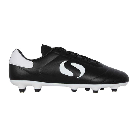 Black-White - Front - Sondico Mens Strike Black and White Soft Ground Football Boots