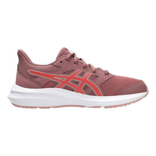 Red-Pink - Front - Asics Childrens-Kids Jolt 4 Running Trainers