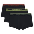 Black - Front - Emporio Armani Mens Logo Boxer Shorts (Pack of 3)