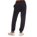 Black - Back - Under Armour Womens-Ladies Rival French Terry Jogging Bottoms