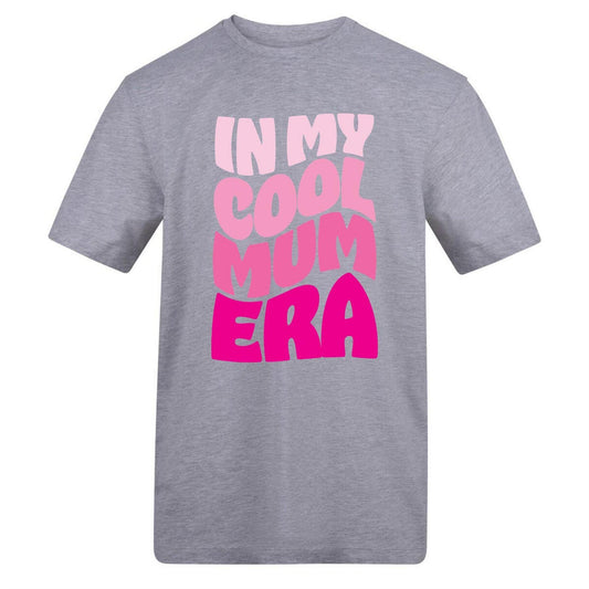 Grey - Front - AWD Womens-Ladies In My Cool Mum Era T-Shirt