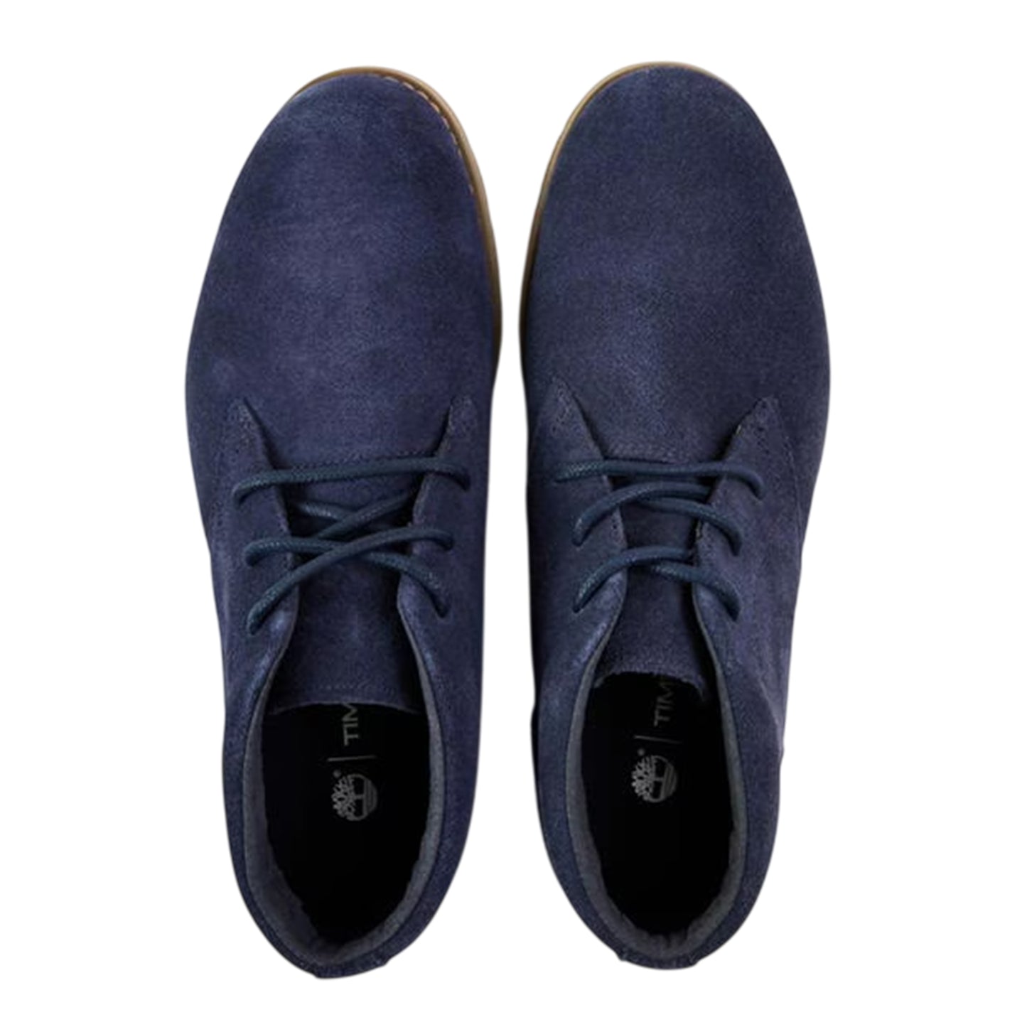 Navy - Side - Timberland Mens Suede Waterproof Chukka Boots