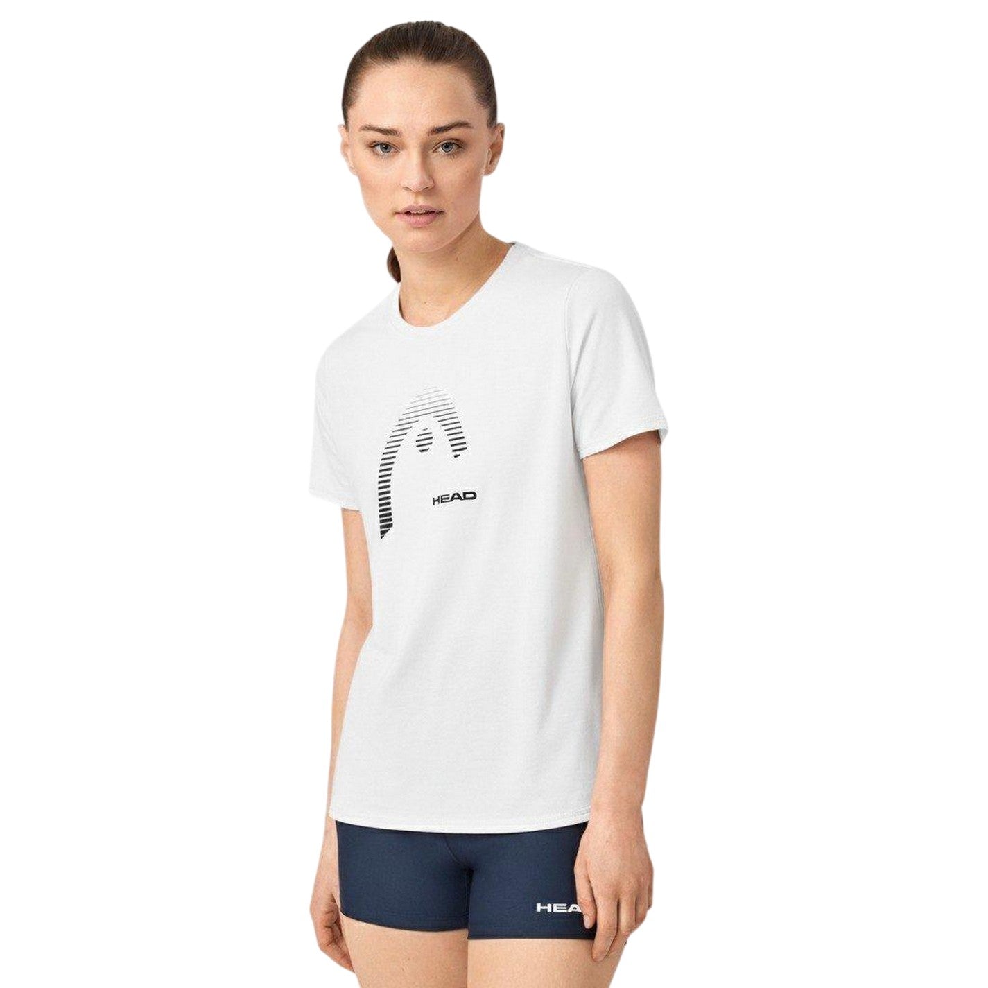 White - Side - Head Womens-Ladies Lara T-Shirt