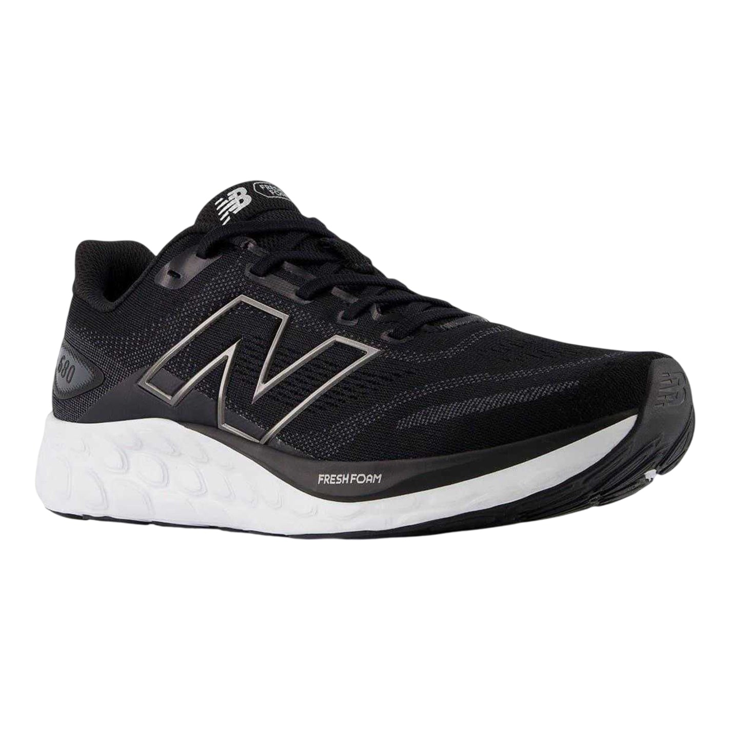 Black-White - Lifestyle - New Balance Mens Foam Running Shoes