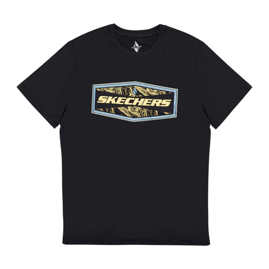 Black - Front - Skechers Mens Latitude T-Shirt