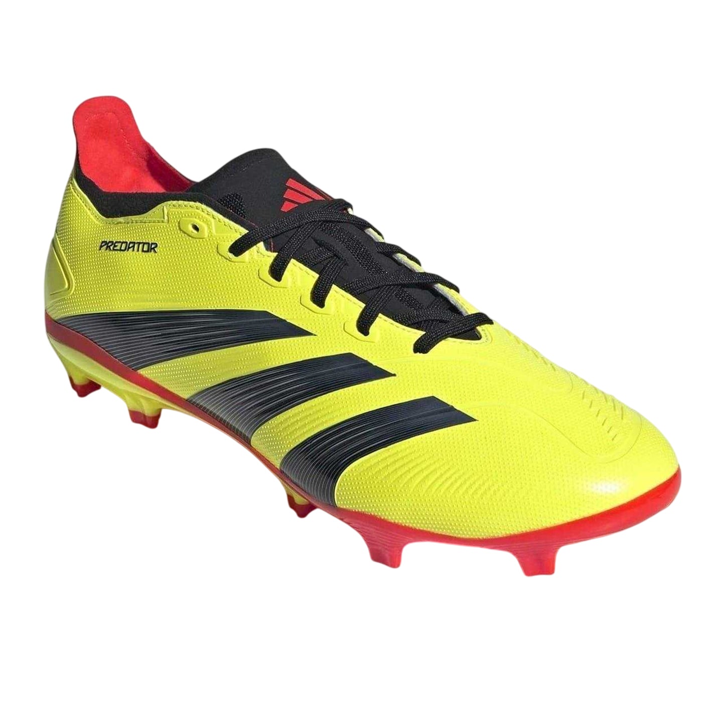 Yellow-Black-Red - Pack Shot - Adidas Mens Predator League Firm Ground Football Boots