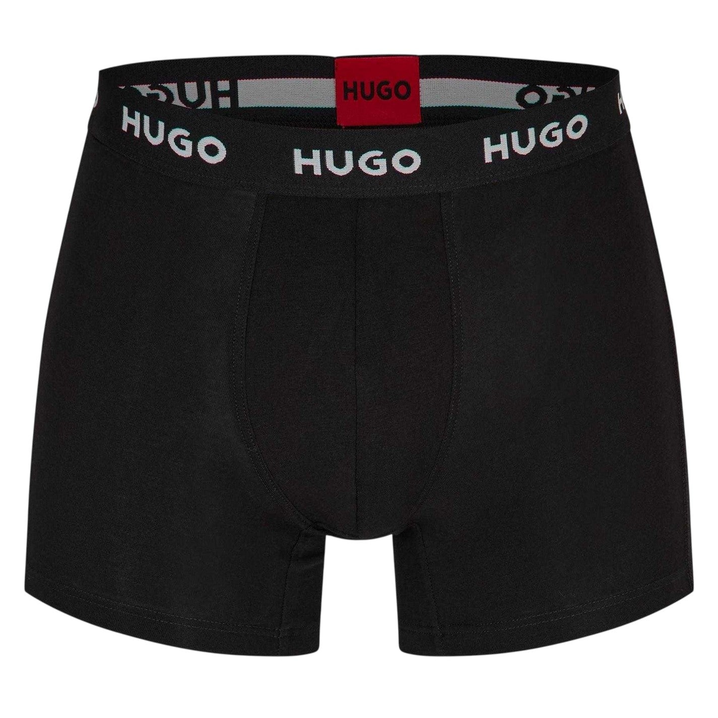 Black - Back - Hugo Mens Boxer Briefs (Pack of 3)