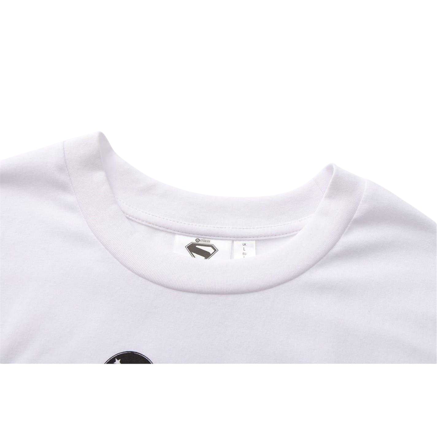 White-Red-Yellow - Lifestyle - Superman Mens Logo Cotton T-Shirt