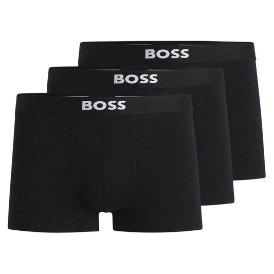Black - Front - Boss Mens Underwear (Pack of 3)