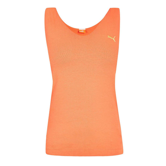 Red - Front - Puma Womens-Ladies Performance Colour Block Gym Tank Top