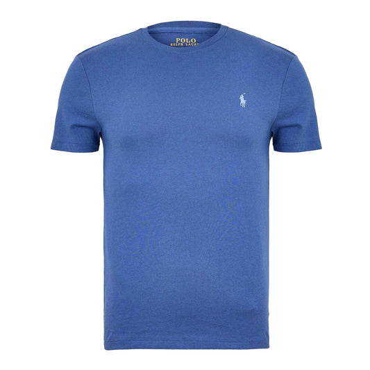 Royal Blue - Front - Ralph Lauren Mens Custom Regular T-Shirt