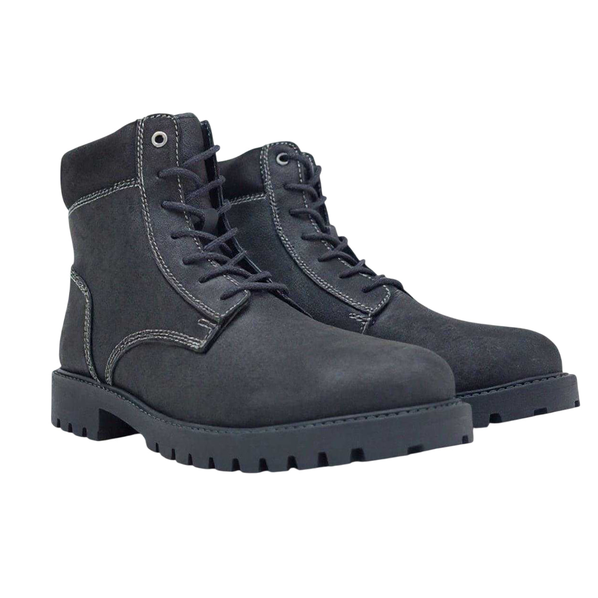 Black - Lifestyle - Firetrap Mens Rascart Leather Boots