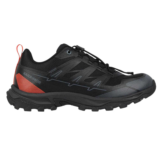 Black - Front - Karrimor Mens Waterproof Mesh Hiking Shoes