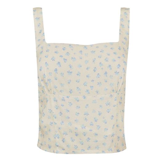 Multicoloured - Front - Jack Wills Womens-Ladies Floral Fitted Crop Top