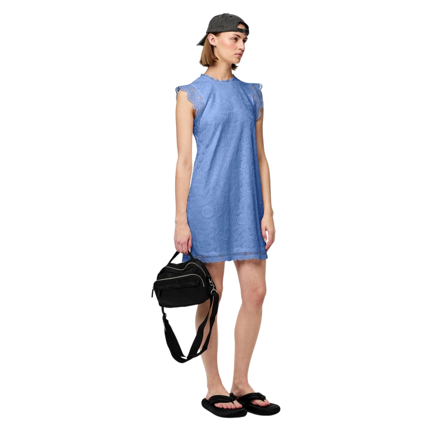 Hydrangea - Lifestyle - Pieces Womens-Ladies Olline Lace Casual Mini Dress