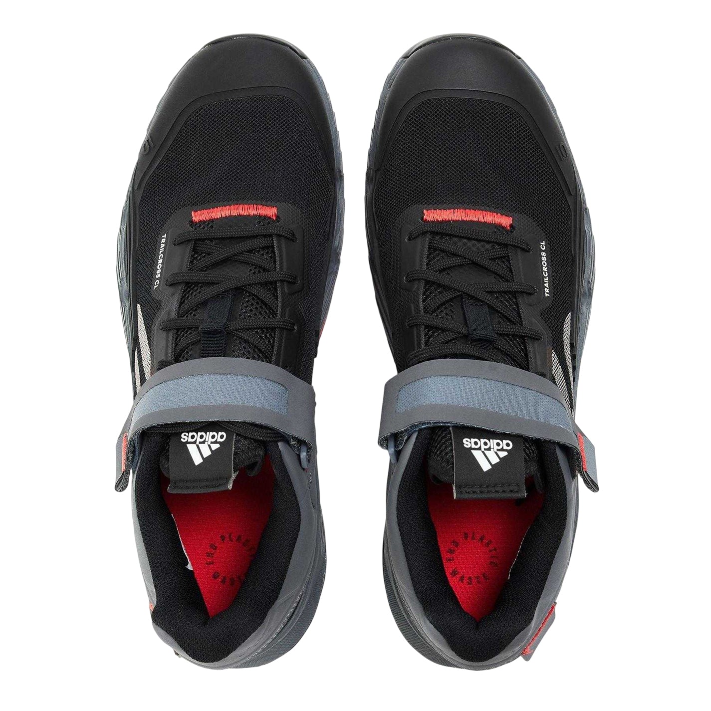 Core Black - Side - Five Ten Womens-Ladies Trailcross Clip Mesh Trainers