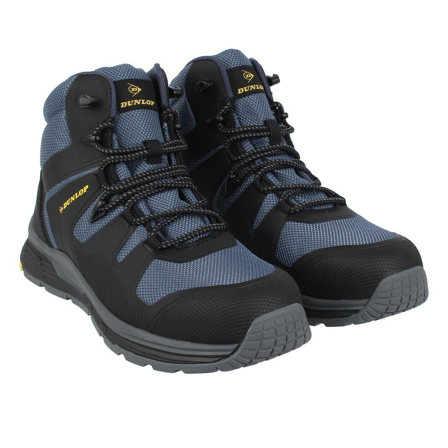 Blue-Black - Pack Shot - Dunlop Mens Baltimore Memory Foam Safety Boots