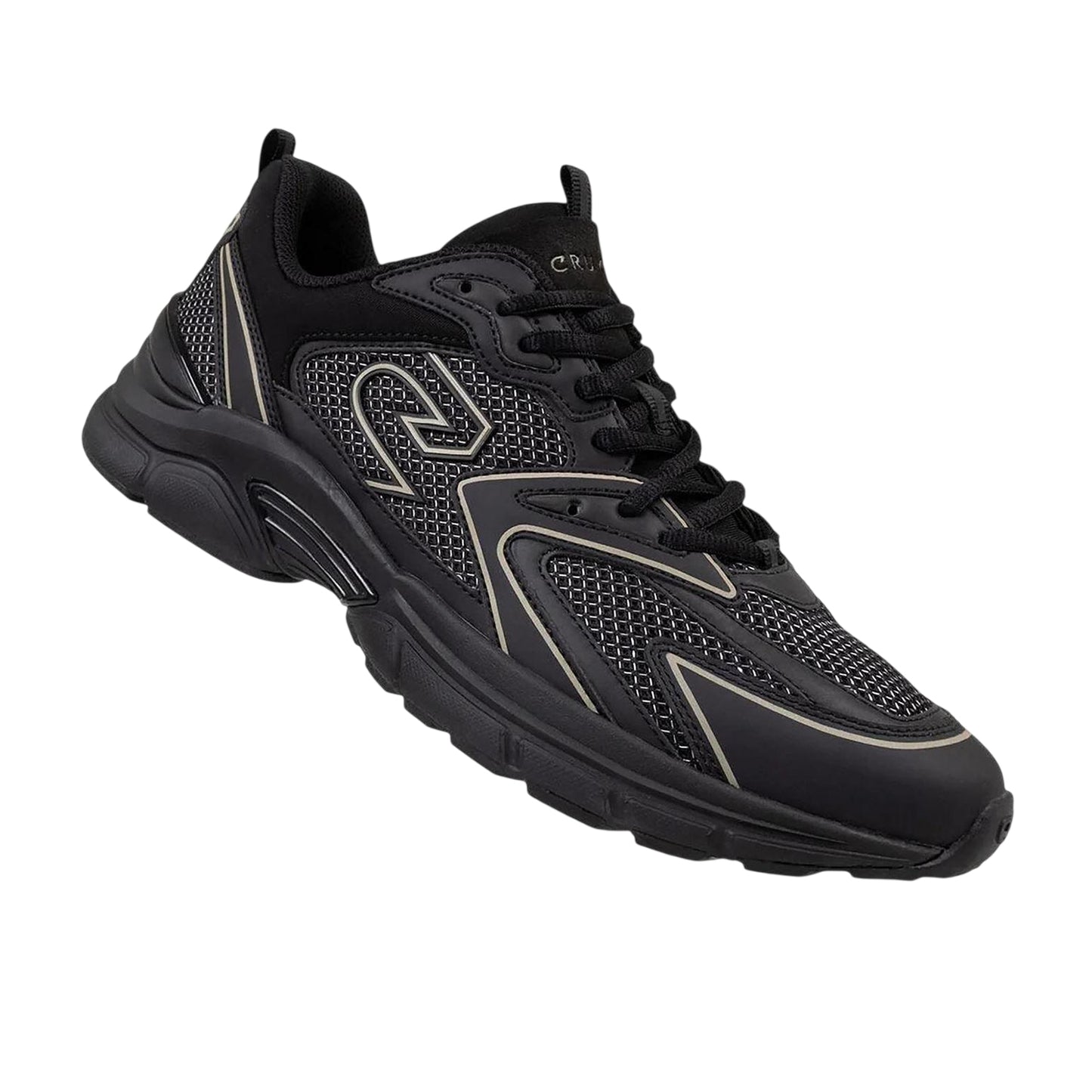 Black-Gold - Side - Cruyff Mens Scorpius Trainers
