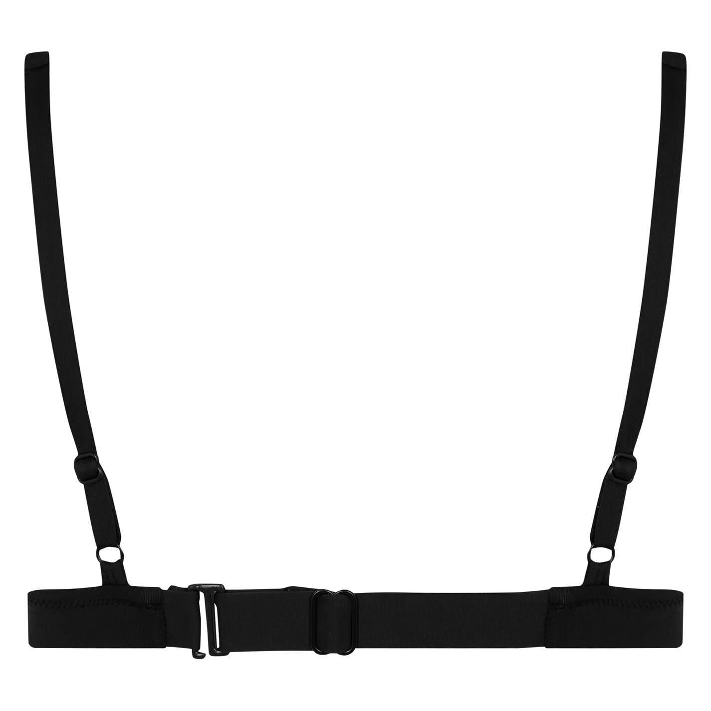 Black - Back - Ralph Lauren Womens-Ladies Sol V Neck Bikini Top