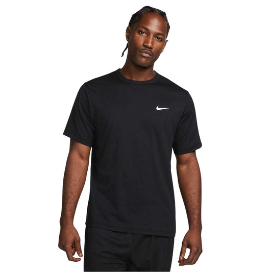 Black - Front - Nike Mens Hyverse Swoosh Short-Sleeved T-Shirt