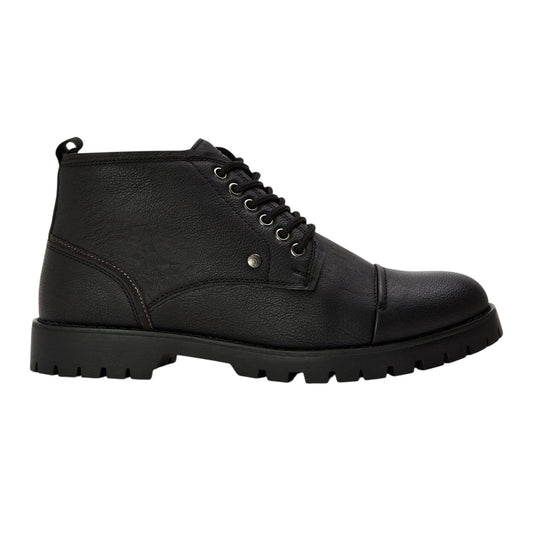 Black - Front - Original Penguin Mens Chukka Boots