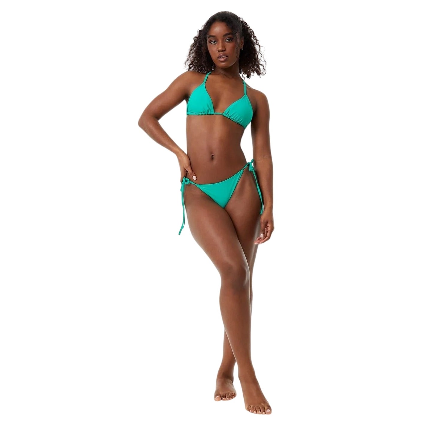 Green - Lifestyle - Jack Wills Womens-Ladies Triangle Bikini Top
