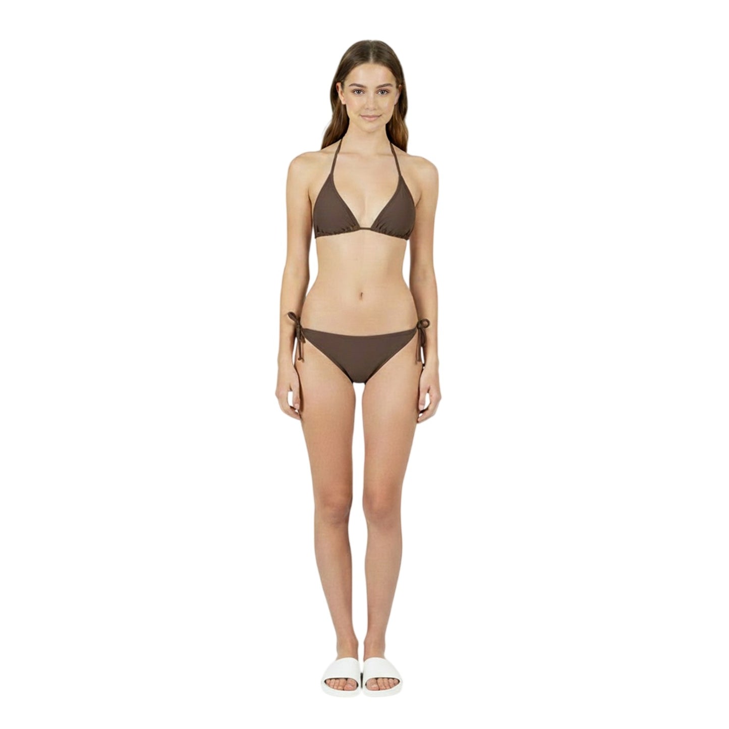 Brown - Lifestyle - Jack Wills Womens-Ladies Triangle Bikini Top