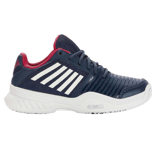 Blue - Front - K-Swiss Childrens-Kids Court Express Omni Tennis Shoes