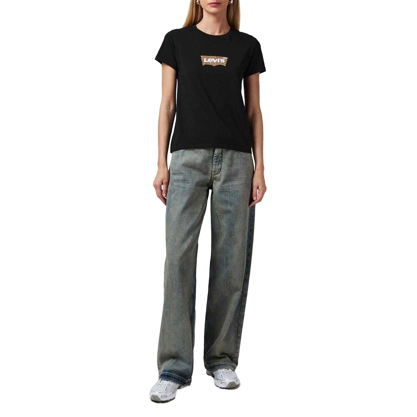 Black - Lifestyle - Levis Womens-Ladies Graphic Print T-Shirt