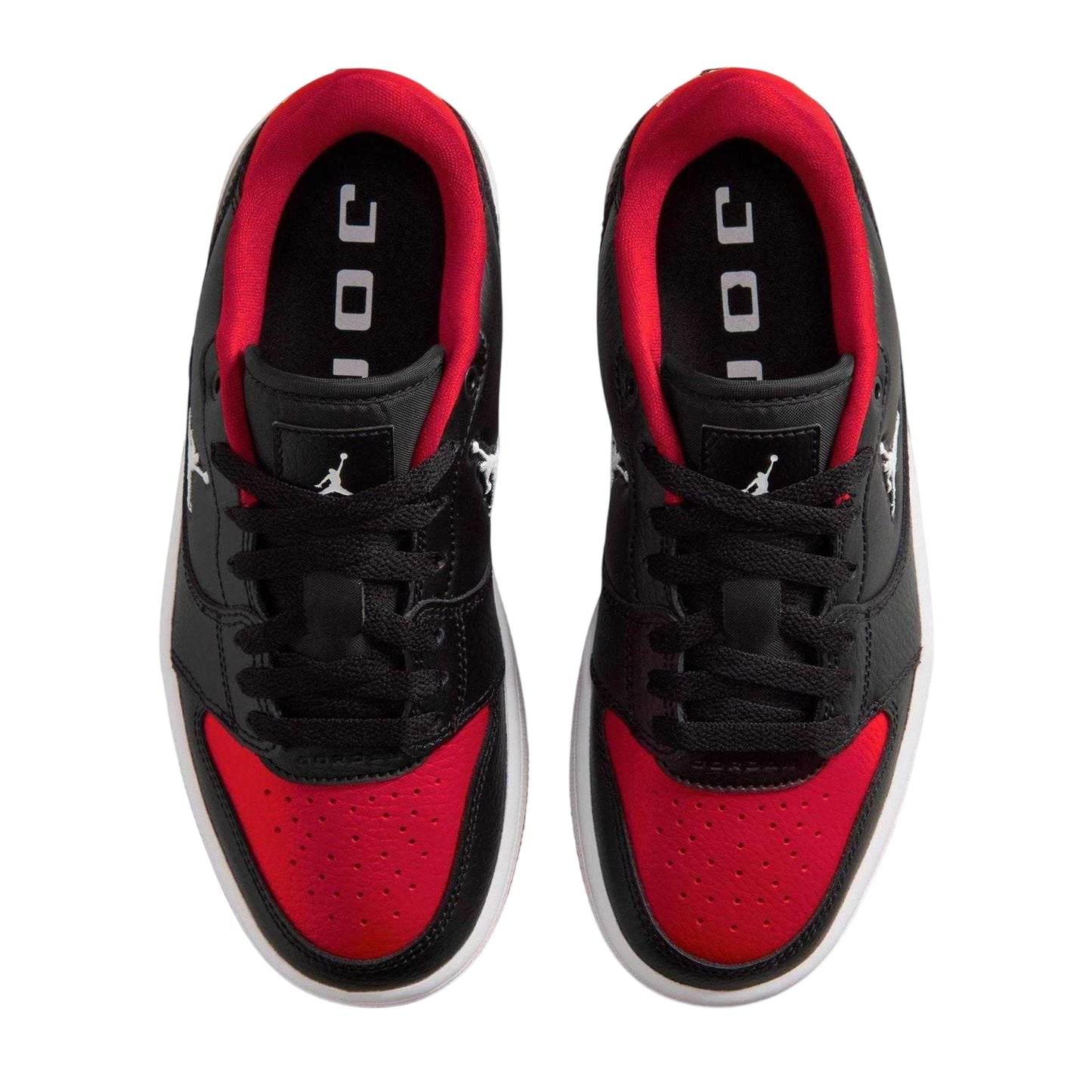 Black-Red - Lifestyle - Nike Womens-Ladies Air Jordan Access Leather Trainers